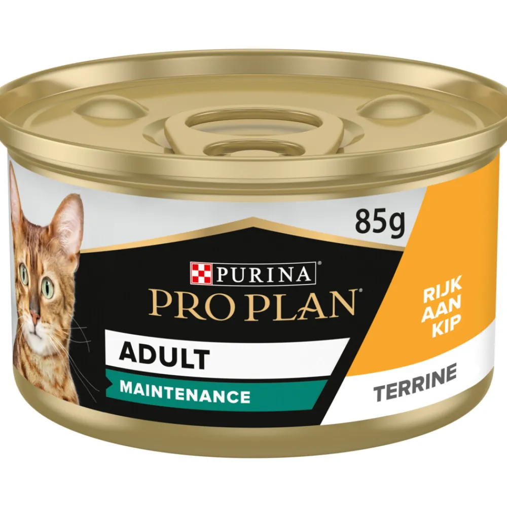 Hot 24x Cat Blik Paté Adult Kip 85 gr Kattenvoer