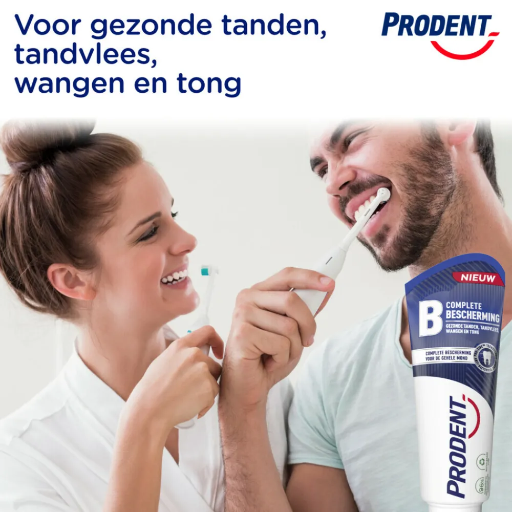12x Tandpasta Complete Bescherming 75 ml^Prodent Best