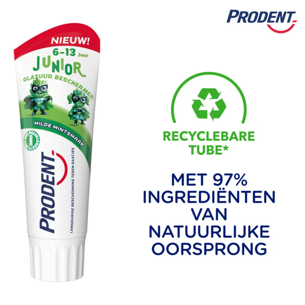 Spoelen & Poetsen<Prodent 12x Tandpasta Junior 6-13 jaar 75 ml
