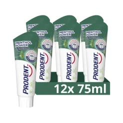Spoelen & Poetsen<Prodent 12x Tandpasta Menthol Power 75 ml