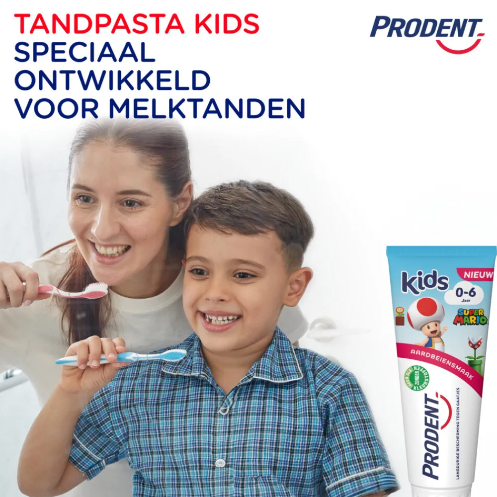 Mondverzorging<Prodent 12x Tandpasta Super Mario 0-6 jaar 75 ml