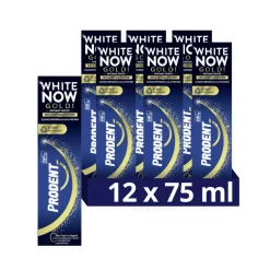 Specialistische Mondverzorging|Spoelen & Poetsen<Prodent 12x Tandpasta White Now Gold 75 ml