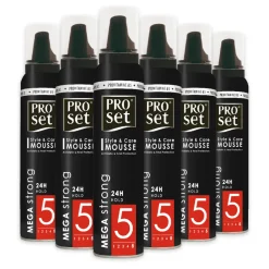 Haarstyling<Proset 6x Haarmousse Mega Sterk 250 ml