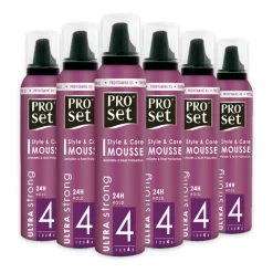 6x Haarmousse Ultra Sterk 250 ml^Proset Hot