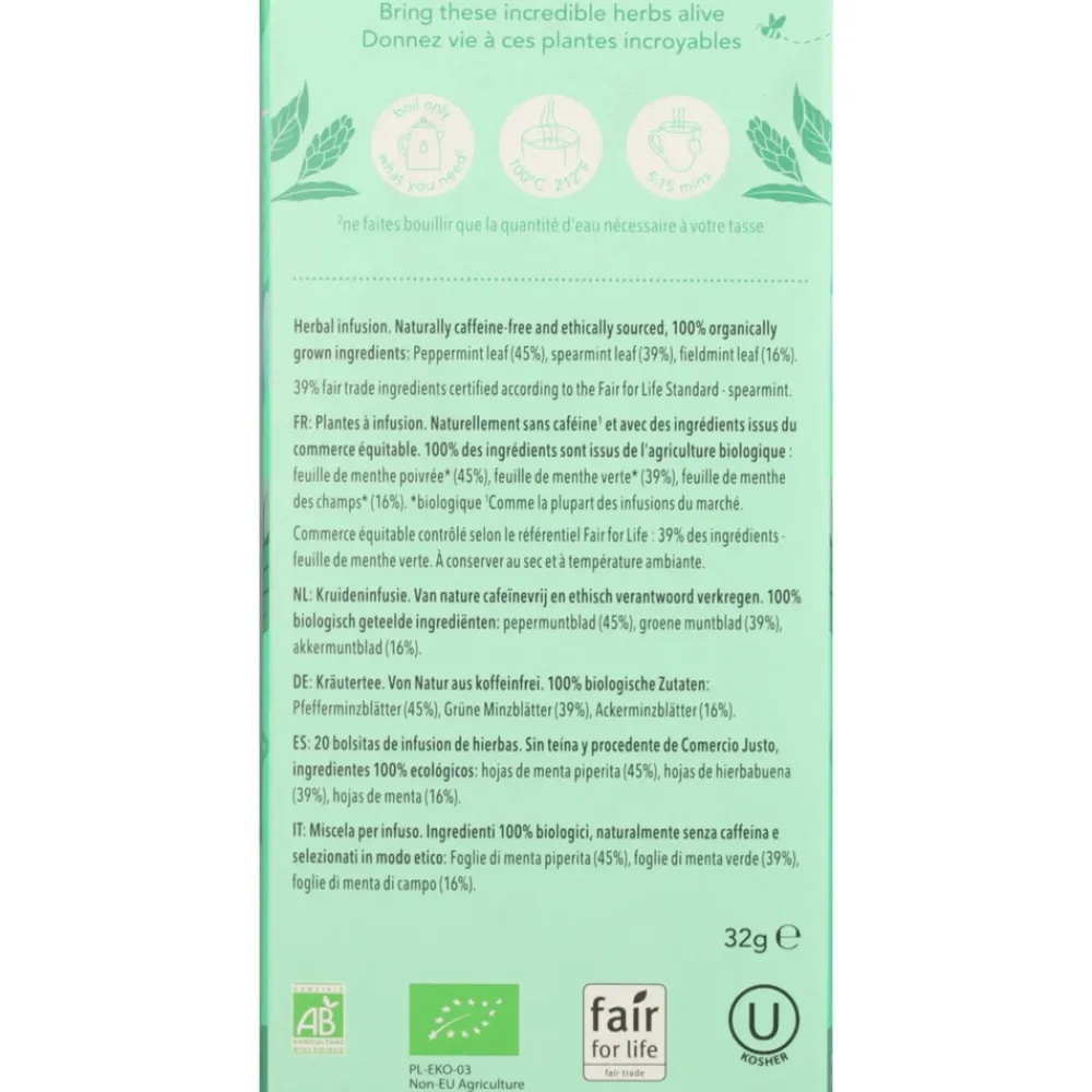 Thee<Pukka 3x Thee Three Mint 20 stuks