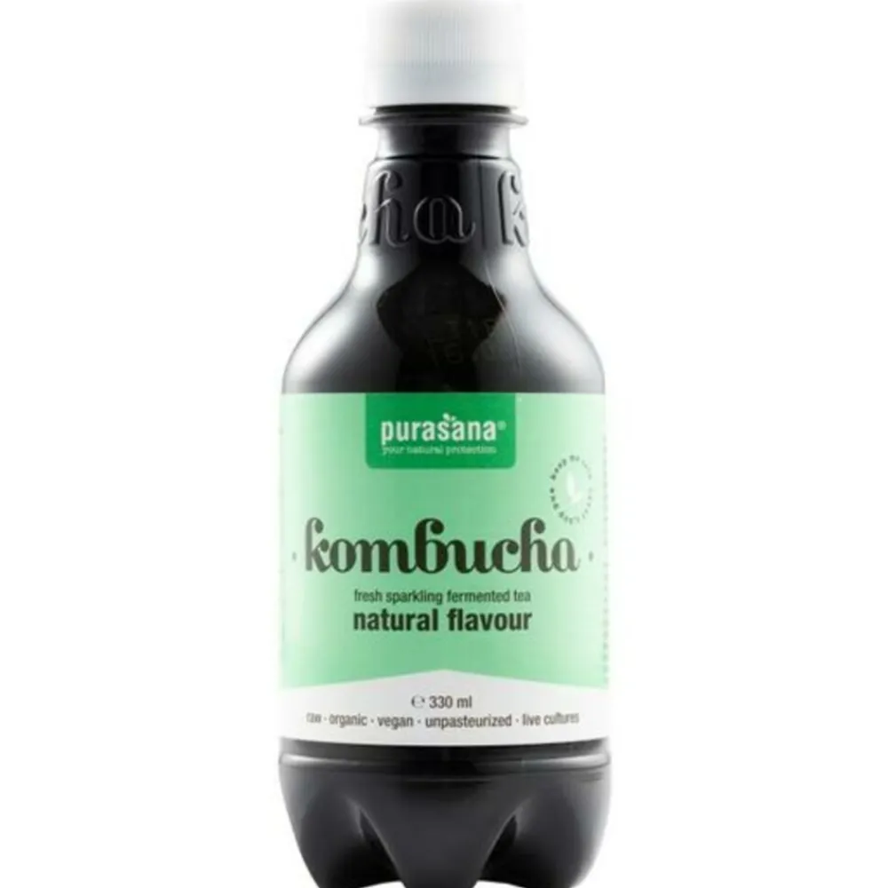 3x Kombucha Natuur 330 ml^Purasana Hot