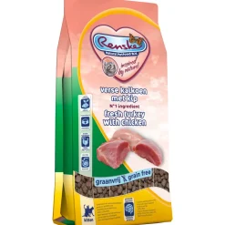 Kattenvoer<Renske 8x Super Premium Kitten Kattenvoer Kalkoen & Kip 400 gr