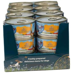 24x Vers Gestoomd Complete Menu Hondenvoer Nat Kip Graanvrij 95 gr^Renske Best