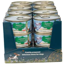 24x Vers Gestoomd Complete Menu Hondenvoer Nat Senior Kalkoen Graanvrij 95 gr^Renske Best