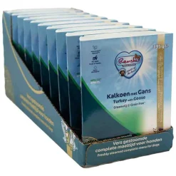 Sale 10x Vers Gestoomd Complete Menu Hondenvoer Nat Kalkoen & Gans Graanvrij 395 gr Hondenvoer