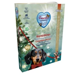 Hondenvoer<Renske 10x Vers Gestoomd Complete Menu Hondenvoer Nat Kerstdiner Kalkoen - Cranberry 395 gr