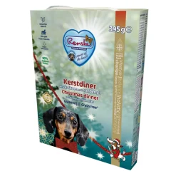 Hondenvoer<Renske 10x Vers Gestoomd Complete Menu Hondenvoer Nat Kerstdiner Kalkoen - Cranberry 395 gr