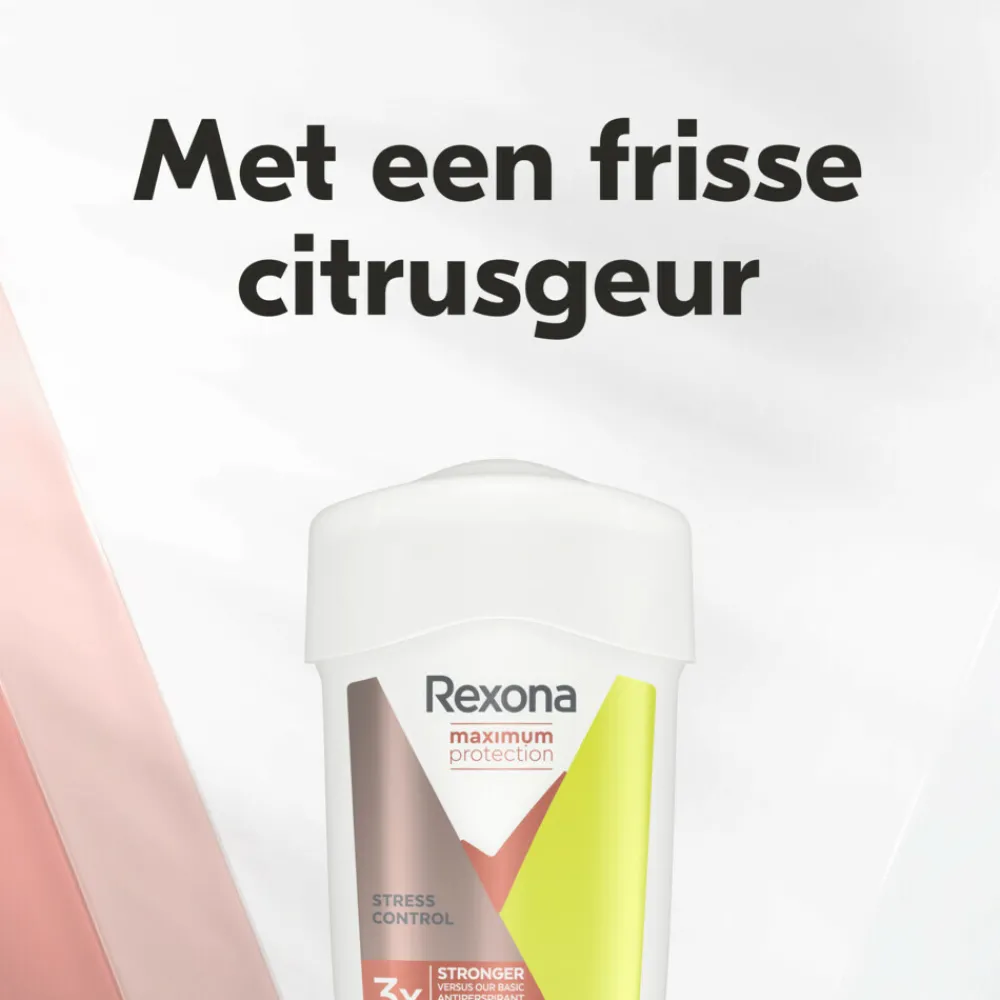 6x Deodorant Stick Cream Maximum Protection Stress Control 45 ml^Rexona Hot