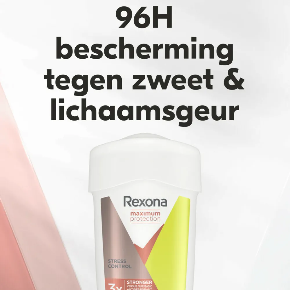 6x Deodorant Stick Cream Maximum Protection Stress Control 45 ml^Rexona Hot