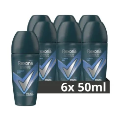 Deodorant<Rexona 6x Men Deodorant Roller Advanced Protection Dry Cobalt 50 ml