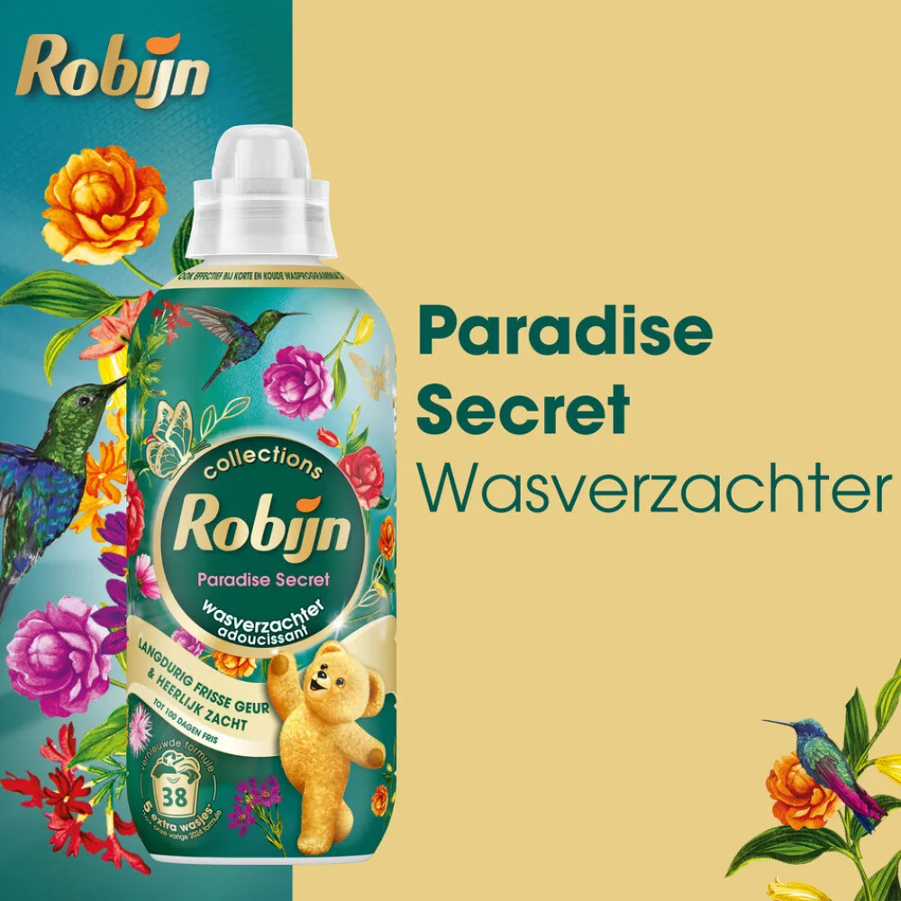 Best 8x Intense Wasverzachter Paradise Secret 38 Wasbeurten 765 ml Wasverzachter
