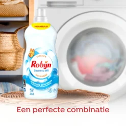 Wasmiddel<Robijn 4x Klein & Krachtig Wasmiddel Stralend Wit 34 Wasbeurten 1,19 liter