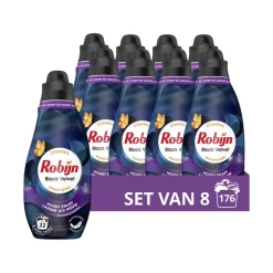 8x Klein & Krachtig Wasmiddel Black Velvet 22 Wasbeurten 665 ml^Robijn Outlet