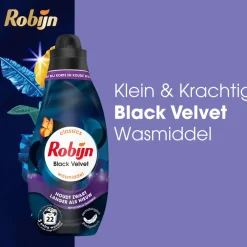 8x Klein & Krachtig Wasmiddel Black Velvet 22 Wasbeurten 665 ml^Robijn Outlet