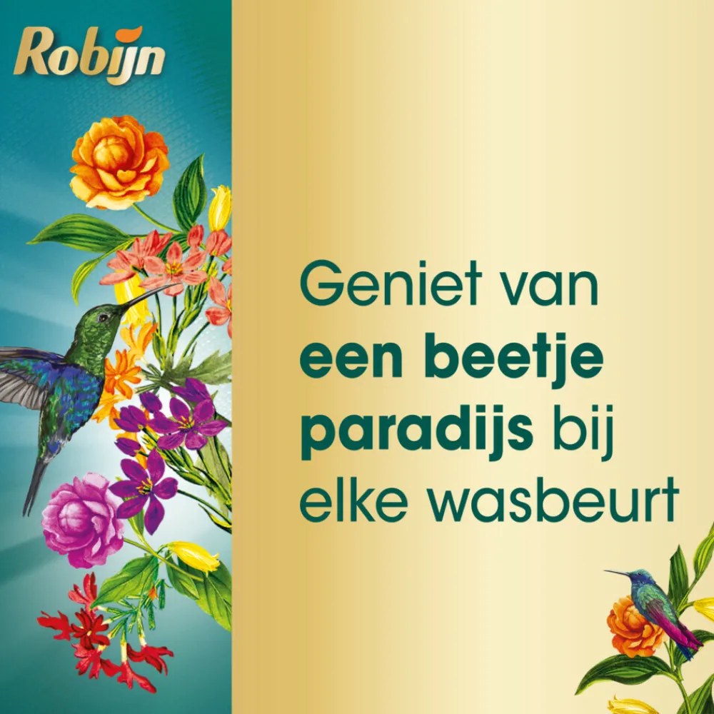 6x Klein & Krachtig Wasmiddel Color Paradise Secret 19 Wasbeurten 665 ml^Robijn Hot