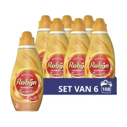 6x Vloeibaar Wasmiddel Fleur en Fijn 18 Wasbeurten 720 ml^Robijn Outlet