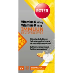 Vitaminen<Roter 2x Immuun Vitamine C & D 30 tabletten