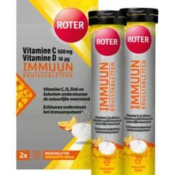 Vitaminen<Roter 2x Immuun Vitamine C & D 30 tabletten
