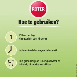 Vitaminen<Roter 2x Vitamine C 1000 mg Lime- Lychee 15 bruistabletten