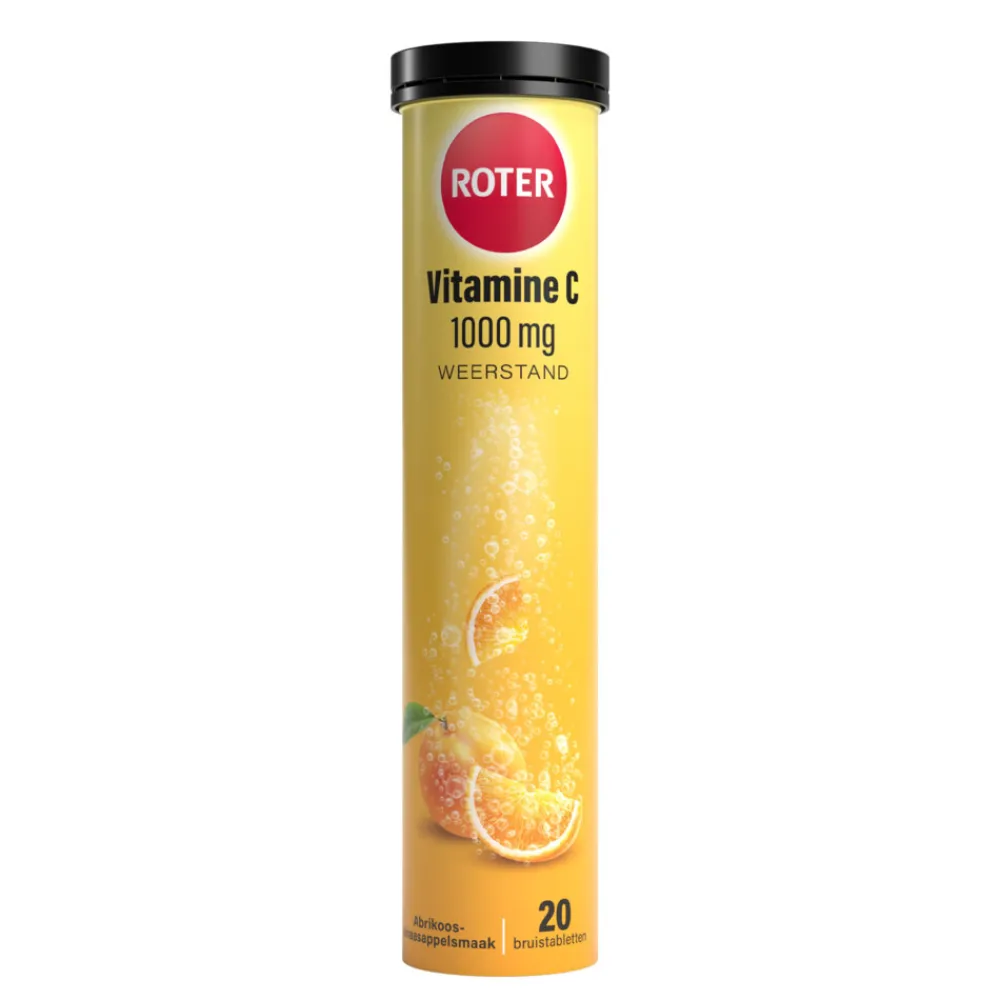 2x Vitamine C Bruistabletten Sinaasappel Abrikoos 2 x 20 stuks^Roter Discount