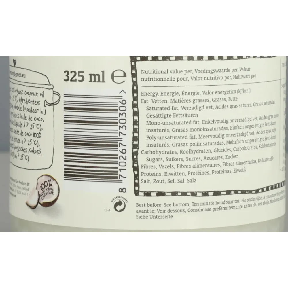 3x Coco Cook Cream Extra Vierge 325 ml Olie & Azijn