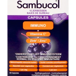 Weerstand & Energie|Vitaminen<Sambucol 3x Immuno Forte Capsules 30 capsules