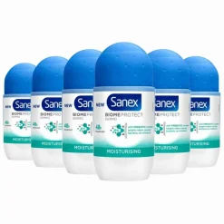 Clearance 6x Deodorant Roller Dermo Moisturising 50 ml Deodorant