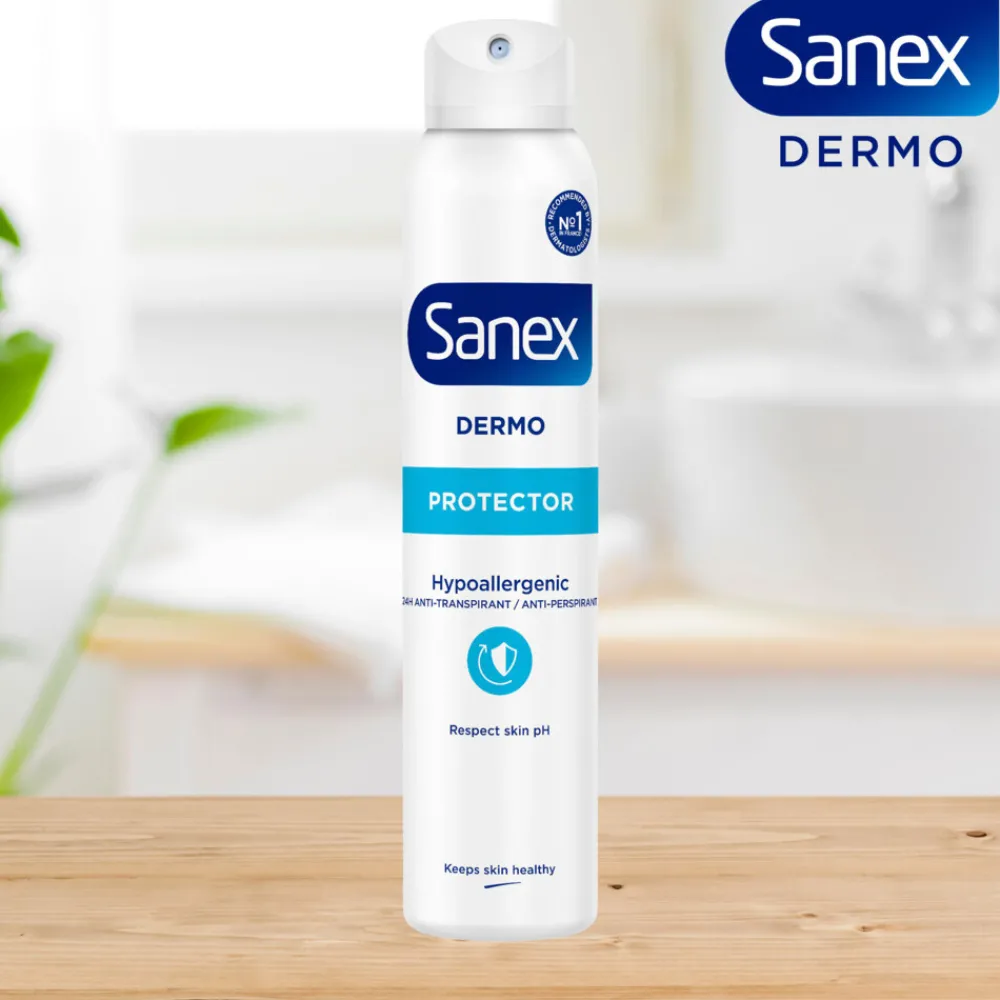 6x Deodorant Spray Dermo Protector 200 ml^Sanex Discount