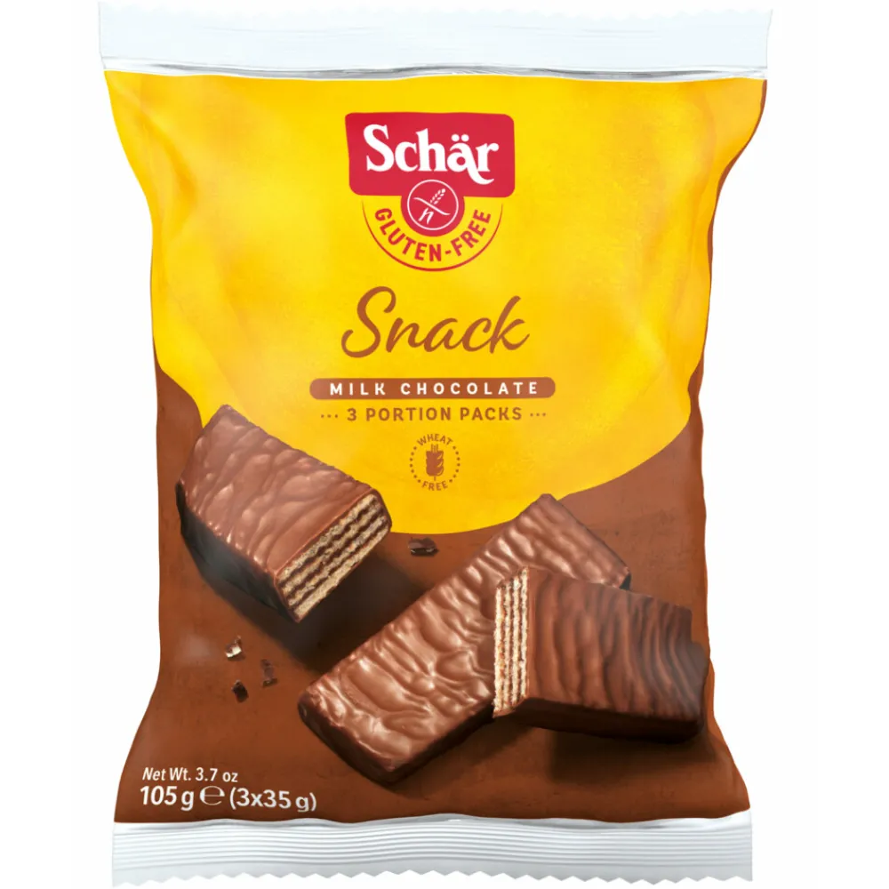 12x Snack Chocoladewafels 105 gr^Schar Best