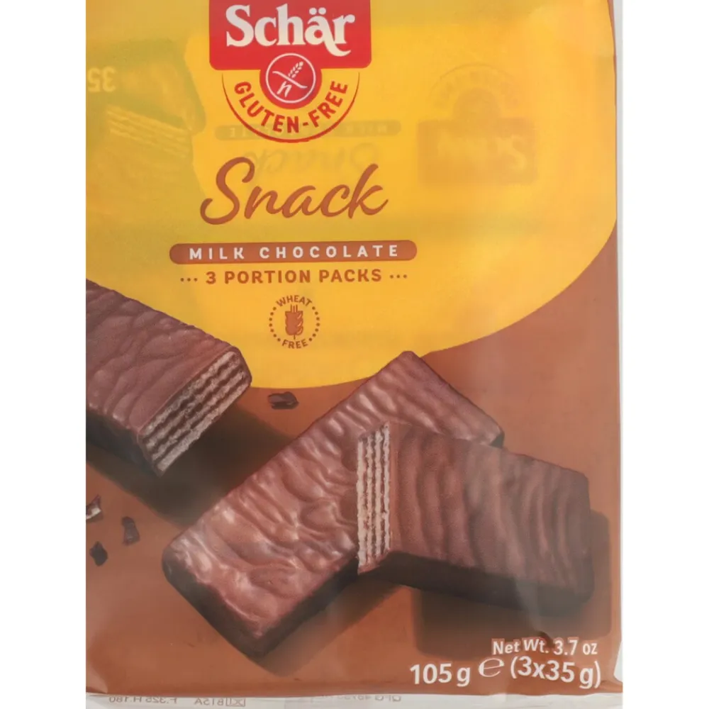 12x Snack Chocoladewafels 105 gr^Schar Best