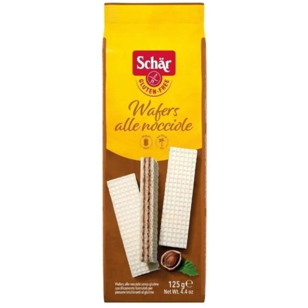 Hot 6x Wafels Hazelnoot 125 gr Snacks|Brood & Crackers