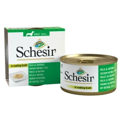 14x Hondenvoer Kip Naturel in Bouillon 85 gr^Schesir New