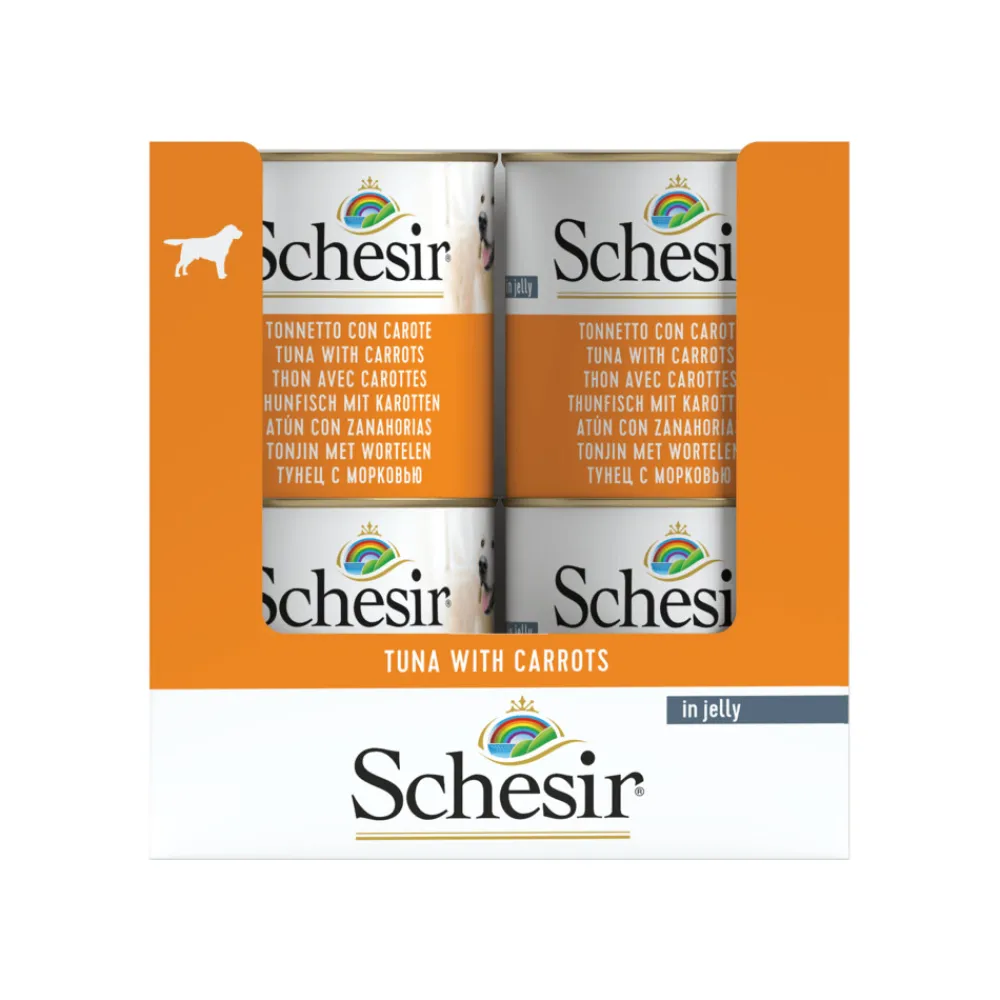 16x Hondenvoer Tonijn Wortel in Gelei 285 gr^Schesir Outlet