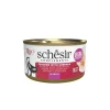 Kattenvoer<Schesir 12x Kattenvoer Garnaal in Bouillon 70 gr
