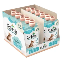 20x Kattenvoer Kitten 0-7 Tonijn in Cream 150 gr^Schesir Online