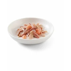 Kattenvoer<Schesir 12x Kattenvoer Tonijn - Garnaal in Gelei 85 gr