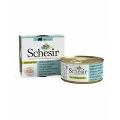 12x Kattenvoer Tonijn en Zeebrasem in Boullion 70 gr^Schesir Discount