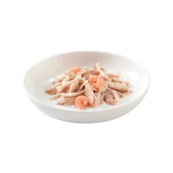 Kattenvoer<Schesir 12x Kattenvoer Tonijn - Kip - Garnaal in Gelei 85 gr