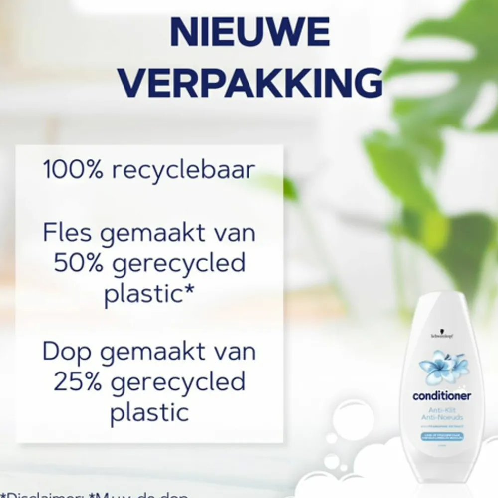 Conditioner<Schwarzkopf 6x Anti-Klit Conditioner 250 ml