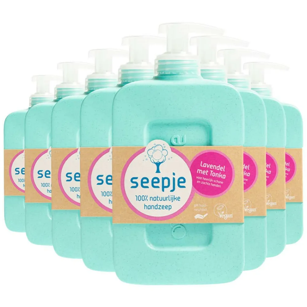 8x Handzeep Lavendel met Tonka 300 ml^Seepje