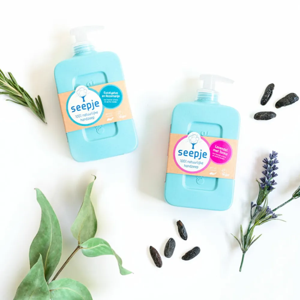 8x Handzeep Lavendel met Tonka 300 ml^Seepje