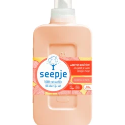 Wasverzachter<Seepje 6x Wasverzachter Sandelhout en Perzik 30 Wasbeurten 750 ml