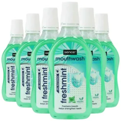 Clearance 6x Fresh Mondwater Freshmint 500 ml Spoelen & Poetsen