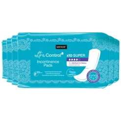 6x Incontinentie Verband Super 10 stuks^Sence Hot