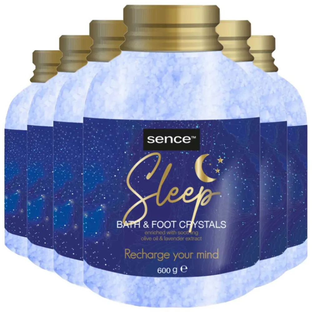 6x Of Wellness Badkristallen Sleep 600 gr^Sence